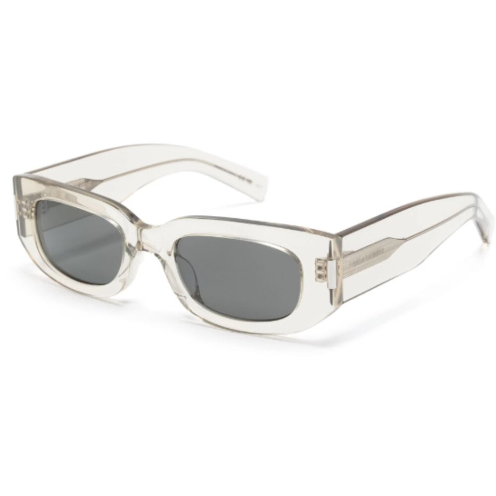 NEW SAINT LAURENT SUNGLASSES, UNISEX CLEAR GRAY SUNLASSES SAINT LAURENT